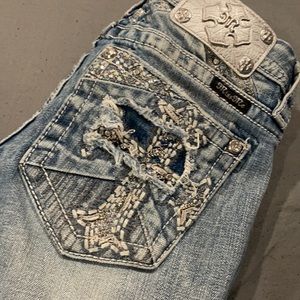 light blue signature bootcut MissMe jeans